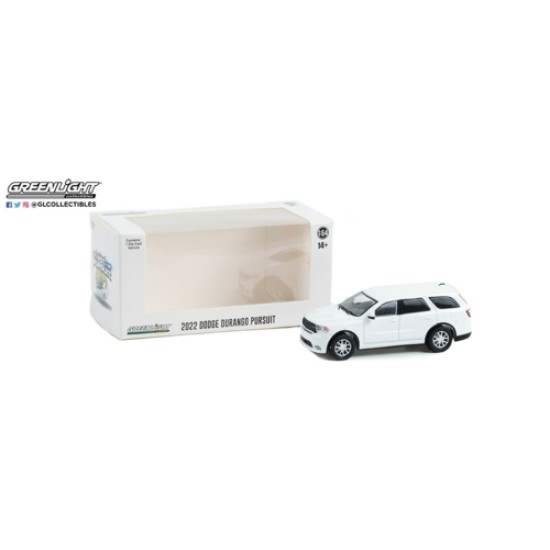 1/64 HOT PURSUIT 2022 DODGE DURANGO WHITE (HOBBY EXCLUSIVE)