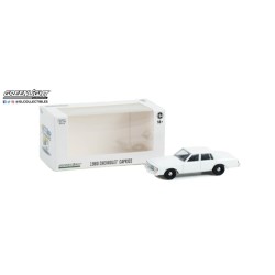 1/64 HOT PURSUIT 1980-90 CHEVROLET CAPRICE WHITE (HOBBY EXCLUSIVE)