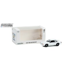 1/64 HOT PURSUIT 1987-93 FORD MUSTANG SSP WHITE (HOBBY EXCLUSIVE) 1/64 HOT PURSUIT 1987-93 FORD MUSTANG SSP WHITE (HOBBY EXCLUSIVE)