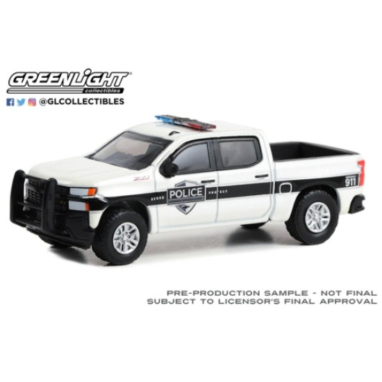 1/64 HOT PURSUIT SERIES 44 2022 CHEVROLET SILVERADO SSV GENERAL MOTORS FLEET POLICE