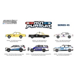 GL43030 - 1/64 HOT PURSUIT SERIES 45 (6 CAR SET) 12 PCS ASST CTN