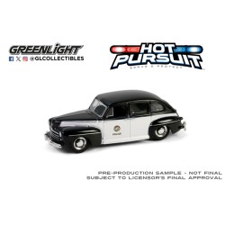 1/64 HOT PURSUIT SERIES 46 1947 FORD FORDOR LAPD 43040-A 1/64 HOT PURSUIT SERIES 46 1947 FORD FORDOR LAPD 43040-A