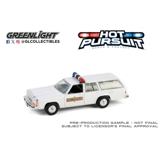 1/64 1988 FORD LTD CROWN VICTORIA WAGON ILLINOIS STATE POLICE 43040-C