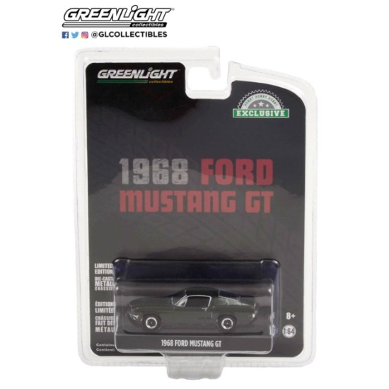 1/64 1968 FORD MUSTANG GT FASTBACK - HIGHLAND GREEN (HOBBY EXCLUSIVE)