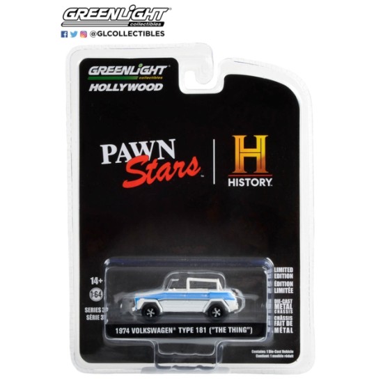 1/64 HOLLYWOOD SERIES 37 PAWN STARS (2009-CURRENT TV SERIES) 1974 VW THING (TYPE 181)