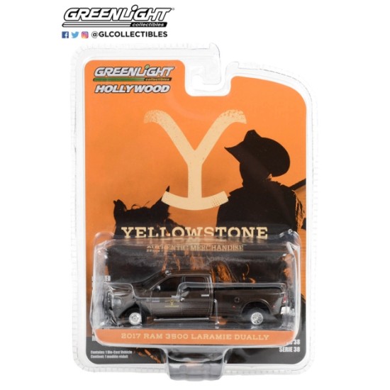 1/64 HOLLYWOOD YELLOWSTONE JOHN DUTTONS 2017 RAM 3500 LARAMIE DUALLY 44980-F