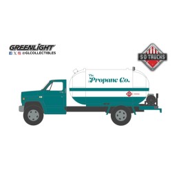GL45200-B - 1/64  S.D. TRUCKS SERIES 20 - 1982 CHEVROLET C-60 PROPANE TRUCK - WHITE AND GREEN METALLIC