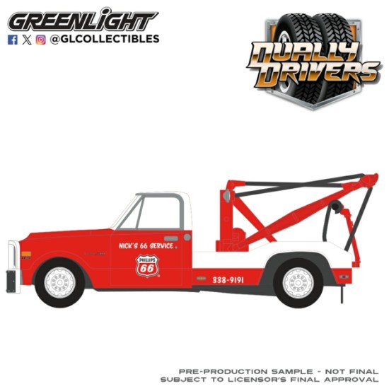 GL46170-A - 1/64 DUALLY DRIVERS SERIES 17 - CHEVROLET C-30 DUALLY WRECKER 1971 - PHILLIPS 66 GL46170-A - 1/64 DUALLY DRIVERS SERIES 17 - CHEVROLET C-30 DUALLY WRECKER 1971 - PHILLIPS 66