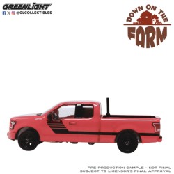 GL48110-E - 1/64 DOWN ON THE FARM SERIES 11 - FORD F-150 WITH LADDER RACK 2015 - RED