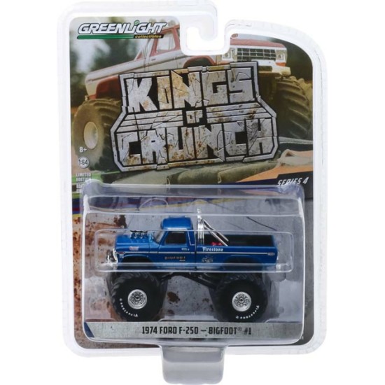 1/64 BIGFOOT NO.1 1974 FORD F-250 MONSTER TRUCK CLEAN VERSION 49040-A