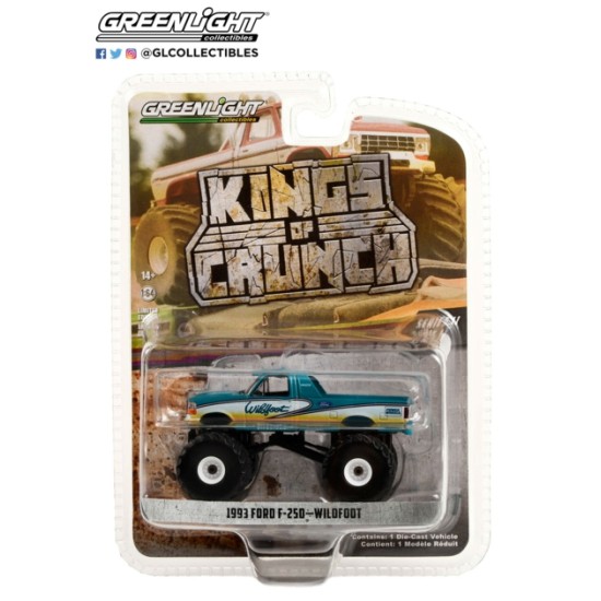 1/64 KINGS OF CRUNCH SERIES 11 WILDFOOT F-250 MONSTER TRUCK