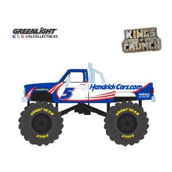 GL49180-A - 1/64 KINGS OF CRUNCH  - HENDRICK MOTORSPORTS EDITION - 1981 CHEVROLE K20 MONSTER TRUCK - NO.5 HENDRICKCARS.COM
