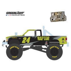 GL49180-C - 1/64 KINGS OF CRUNCH  - HENDRICK MOTORSPORTS EDITION - 1986 CHEVROLET S-10 EXTENDED CAB MONSTER TRUCK - NO.24 RAPTOR