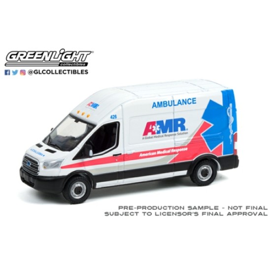1/64 ROAD RUNNERS SERIES 3 2019 FORD TRANSIT AMR AMBULANCE