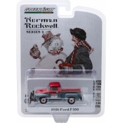 1/64 NORMAN ROCKWELL SERIES 2 - 1956 FORD F-100 WITH SNOW PLOW