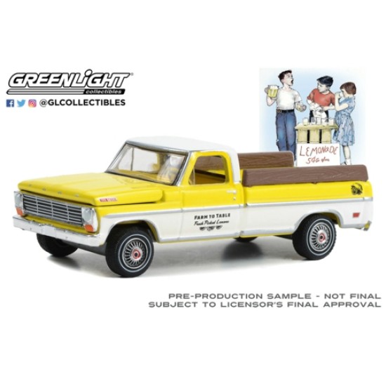 1/64 NORMAN ROCKWELL SERIES 5 - 1967 FORD F-100 FARM TO TABLE FRESH PICKED LEMONS