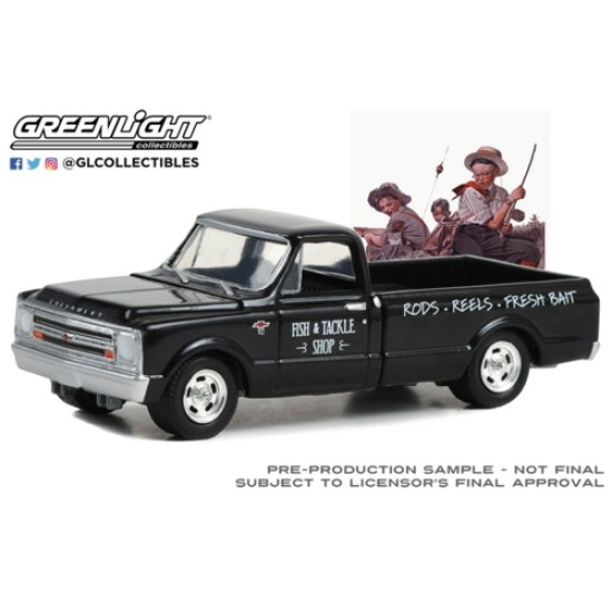 1/64 NORMAN ROCKWELL SERIES 5 1968 CHEVROLET C-10 SHORTBED FISH AND TACKLE SHOP