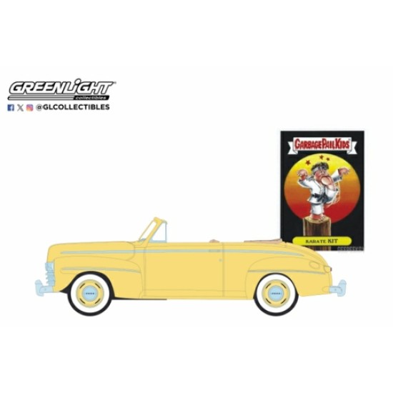 GL54110-A - 1/64 GARBAGE PAIL KIDS SERIES 7 - KARATE KIT - 1947 FORD SUPER DE LUXE CONVERTIBLE CLUB COUPE SOLID PACK