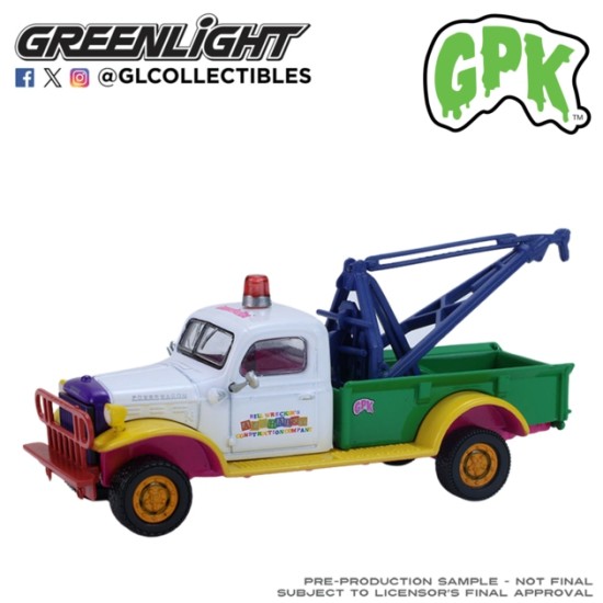 GL54120-C - 1/64 GARBAGE PAIL KIDS SERIES 8 - 1945 DODGE POWER WAGON WRECKER - WRECKING BILL GL54120-C - 1/64 GARBAGE PAIL KIDS SERIES 8 - 1945 DODGE POWER WAGON WRECKER - WRECKING BILL