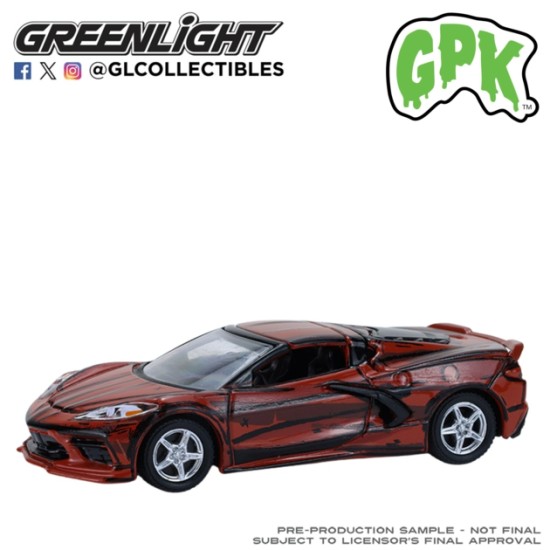 GL54120-F - 1/64 GARBAGE PAIL KIDS SERIES 8 - 2020 CORVETTE COUPE - CALAMITY CALE GL54120-F - 1/64 GARBAGE PAIL KIDS SERIES 8 - 2020 CORVETTE COUPE - CALAMITY CALE