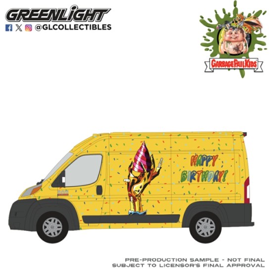 GL54130-B - 1/64 GARBAGE PAIL KIDS SERIES 9 - 40TH ANNIVERSARY  - 2019 RAM PROMASTER 2500 - DEAD TED