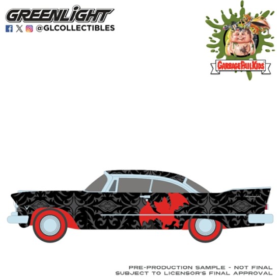 GL54130-D - 1/64 GARBAGE PAIL KIDS SERIES 9 - 40TH ANNIVERSARY  - 1957 PLYMOUTH SAVOY - NASTY NICK