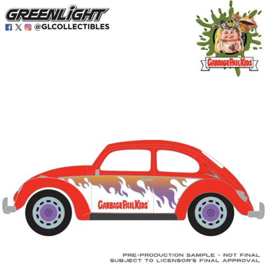 GL54130-E - 1/64 GARBAGE PAIL KIDS SERIES 9 - 40TH ANNIVERSARY  - CLASSIC VOLKSWAGEN BEETLE - LILY NO