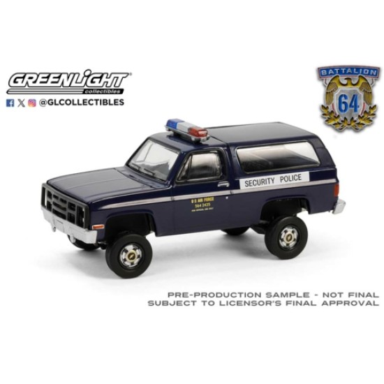 1/64 BATTALION 64 1984 CHEVROLET M1009 CUCV 0 USAF SECURITY POLICE 61040-F