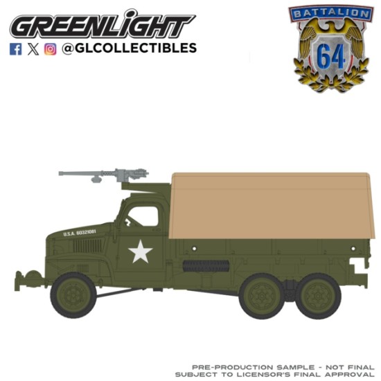 GL61060-C - 1/64 BATTALION 64 SERIES 6 - GMC CCKW 353 A1 2.5T TRUCK 1944 - NEW TOOLNG GL61060-C - 1/64 BATTALION 64 SERIES 6 - GMC CCKW 353 A1 2.5T TRUCK 1944 - NEW TOOLNG