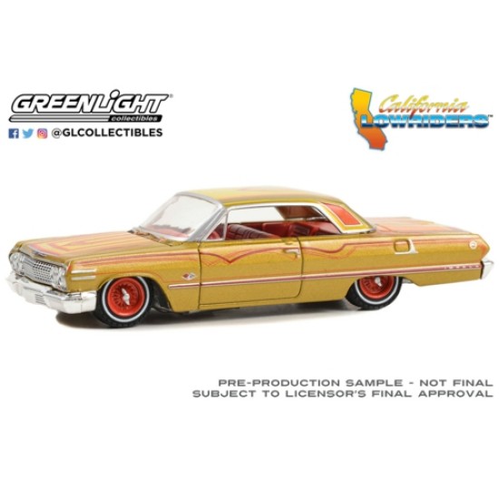 1/64 CALIFORNIA LOWRIDERS SERIES 4 - 1963 CHEVROLET IMPALA SS 63050-C