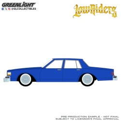 GL63090-E - 1/64 CALIFORNIA LOWRIDERS SERIES 8 - 1986 CHEVROLET CAPRICE - ELECTRIC BLUE