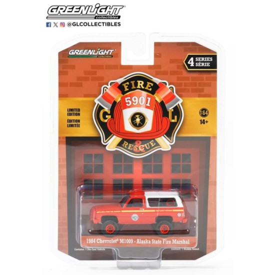 1/64 FIRE AND RESCUE SERIES 4 - 1984 CHEVROLET M1009 ALASKA STATE FIRE MARSHAL