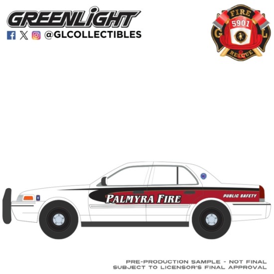 GL67070-A - 1/64 FIRE AND RESCUE SERIES 4 - FORD CROWN VICTORIA 2011 - PALMYRA, PENNSYLVANIA FIRE DEPARTMENT GL67070-A - 1/64 FIRE AND RESCUE SERIES 4 - FORD CROWN VICTORIA 2011 - PALMYRA, PENNSYLVANIA FIRE DEPARTMENT