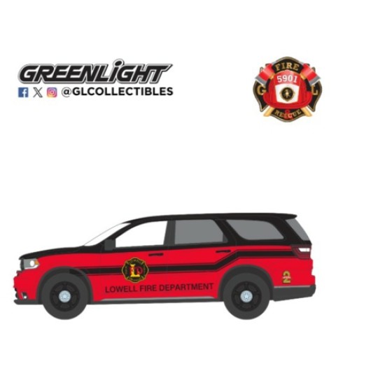 GL67070-C - 1/64 FIRE AND RESCUE SERIES 4 - DODGE DURANGO 2019 - ARKANSAS, LOWELL FIRE DEPARTMENT GL67070-C - 1/64 FIRE AND RESCUE SERIES 4 - DODGE DURANGO 2019 - ARKANSAS, LOWELL FIRE DEPARTMENT