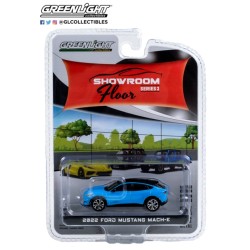 1/64 2022 FORD MUSTANG MACH-E PREMIUM GRABBER BLUE 68030-A 1/64 2022 FORD MUSTANG MACH-E PREMIUM GRABBER BLUE 68030-A