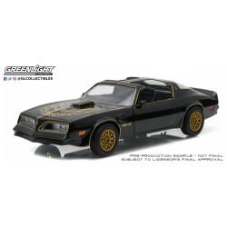 1/24 1977 PONTIAC FIREBIRD TRANS AM STARLITE BLACK WITH GOLDEN EAGLE HOOD