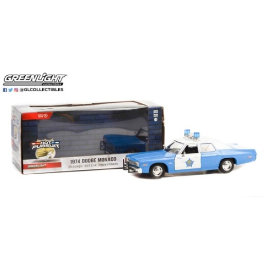 GL85541 - 1/24 HOT PURSUIT - 1974 DODGE MONACO CITY OF CHICAGO POLICE DEPARTMENT GL85541 - 1/24 HOT PURSUIT - 1974 DODGE MONACO CITY OF CHICAGO POLICE DEPARTMENT