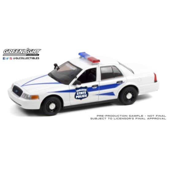 1/24 HOT PURSUIT - 2008 FORD VICTORIA POLICE INTERCEPTOR INDIANA STATE POLICE