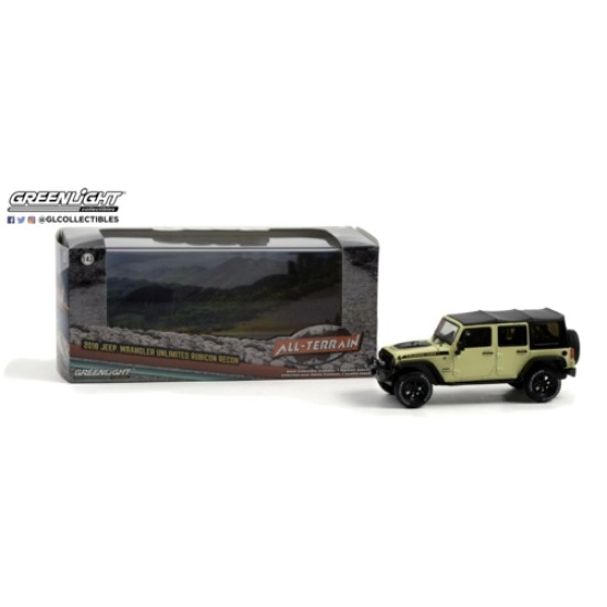1/43 2018 JEEP WRANGLER UNLIMITED RUBICON RECON WITH OFF-ROAD PARTS - GOBI
