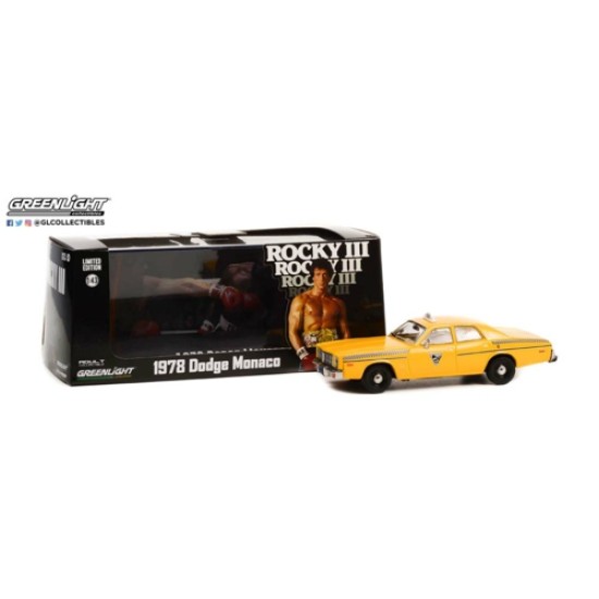 1/43 ROCKY III (1982) 1978 DODGE MONACO CITY CAB CO.