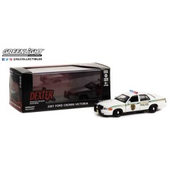 1/43 DEXTER (2006-13 TV SERIES) 2001 FORD CROWN VICTORIA POLICE INTERCEPTOR MIAMI METRO POLICE DEPARTMENT