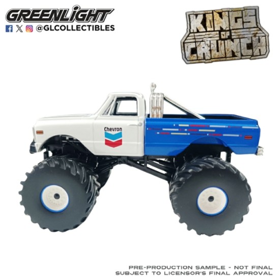 GL88063 - 1/43 KINGS OF CRUNCH - CHEVRON 150TH ANNIVERSARY - 1972 CHEVROLET K-10 MONSTER TRUCK