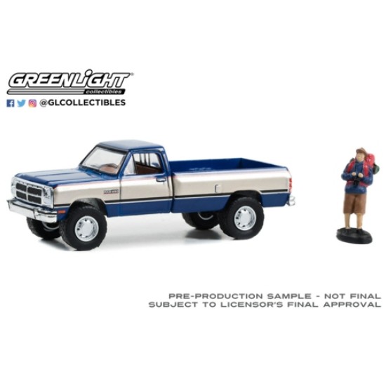 1/64 THE HOBBY SHOP 1993 DODGE RAM POWER RAM 250 WITH BACKPACKER 97150-D