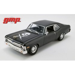 1/18 1971 CHEVROLET NOVA - MATTE BLACK (AS DRIVEN IN HORROR FILM DEATH PROOF) - NEW TOOLING PARTS 1/18 1971 CHEVROLET NOVA - MATTE BLACK (AS DRIVEN IN HORROR FILM DEATH PROOF) - NEW TOOLING PARTS