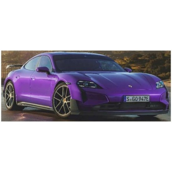 GTS520 - 1/18 PORSCHE TAYCAN TURBO GT PURPLE SKY METALLIC 2023