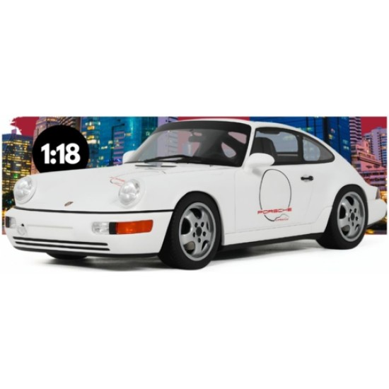 GTS995 - 1/18 PORSCHE 911 (964) CARRERA CUP USA EDITION WHITE 1992 GTS995 - 1/18 PORSCHE 911 (964) CARRERA CUP USA EDITION WHITE 1992
