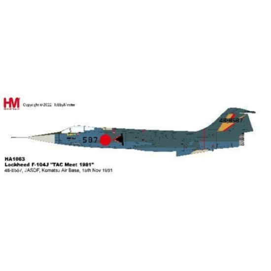 1/72 LOCKHEED F-104J TAC MEET 1981 46-8587 JASDF HA1063