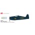 HA1121 - 1/72 F6F-5 BLUE ANGELS US NAVY, 1946 WITH DECALS FOR NO.1 TO NO.4 AIRPLANES