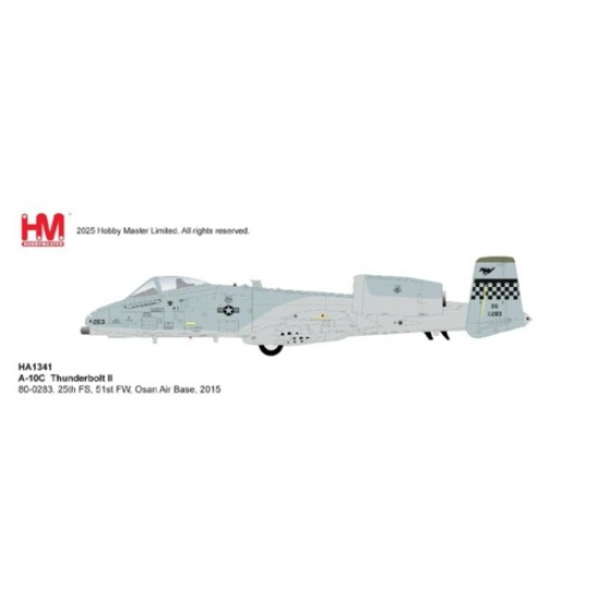 1/72 A-10C THUNDERBOLT II 80-0283, 25TH FS, 51ST FW, OSAN AIR BASE, 2015 1/72 A-10C THUNDERBOLT II 80-0283, 25TH FS, 51ST FW, OSAN AIR BASE, 2015