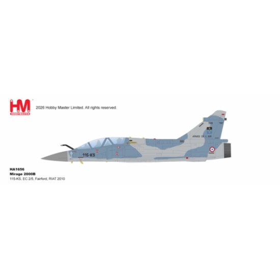 HA1656 - 1/72 MIRAGE 2000B - 115-KS, EC 2/5, FAIRFORD, RIAT 2010 HA1656 - 1/72 MIRAGE 2000B - 115-KS, EC 2/5, FAIRFORD, RIAT 2010